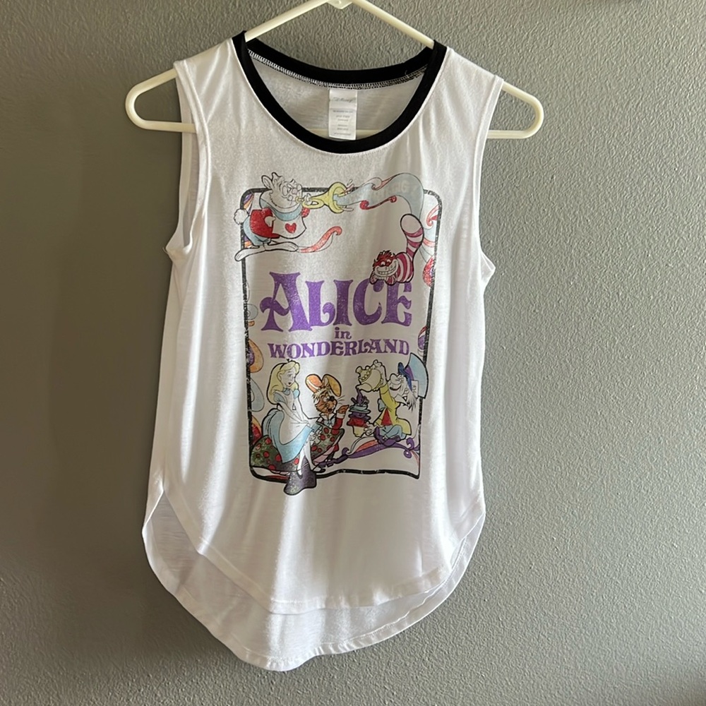 Disney Alice in Wonderland sleeveless top Small